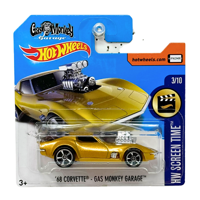 Hot Wheels Screen Time Gas Monkey Garage 1968 Corvette 1:64