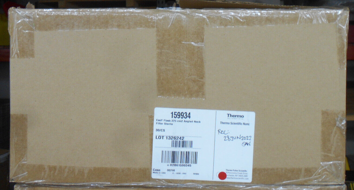 Thermo Scientific Nunc 159934 EasY Flask 225cm2 Case of 30 Flasks