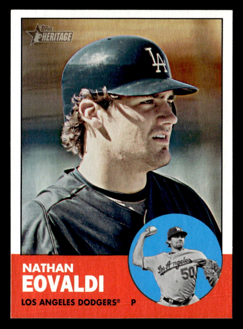Nathan Eovaldi 2012 Topps Heritage  Card #411 Los Angeles Dodgers