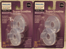 Philips Avent SuperSoothie Pacifier / Suce - BLUE - 3 to 18 Month - 4 Pcs. - NEW
