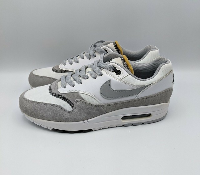 nike air max 1 white black wolf grey