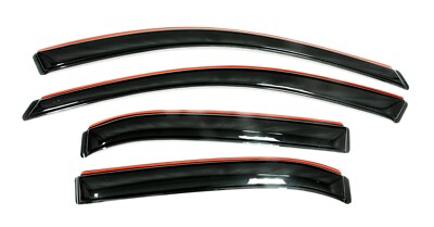 AVS Smoke 4-pc In-Channel Ventvisor Auto Ventshade for 16-18 Lincoln MKX 194860