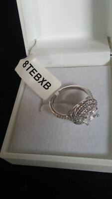 Charmed Aroma Ring 925 Sterling Silver Sz 7 Clear color  NWT Appr $150