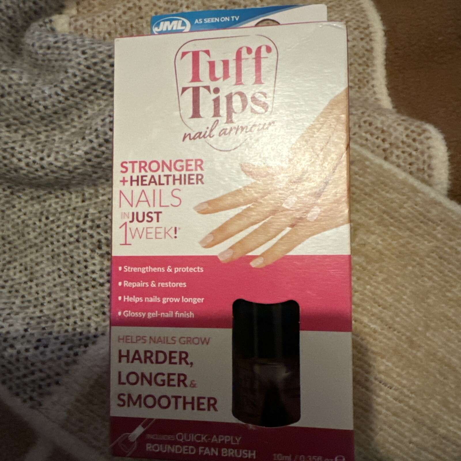 JML Tuff Tips Nail Armour 10 Ml Nail Gel Coat | eBay UK
