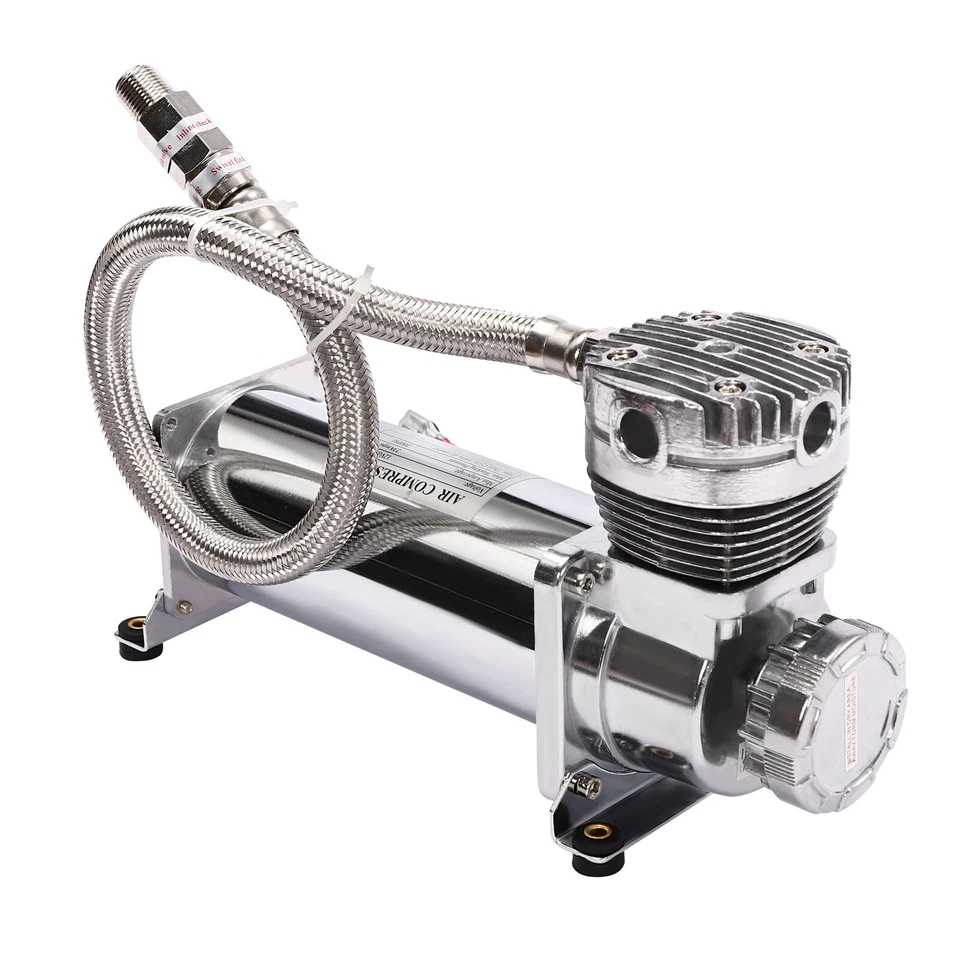 Air Compressor Kit Universal Heavy Duty Air Ride Suspension Compressor 200PSI - Image 4 of 4