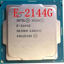 Intel Xeon E-2144G 3.6-4.5GHZ 4 CORE 8MB 71W LGA1151 CPU SR3WM CPU Processor