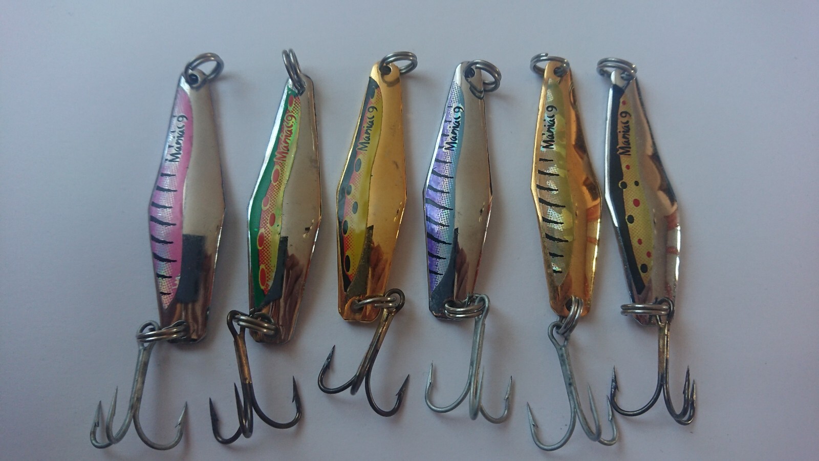 6x Spanyid Maniac 6cm 9g Fishing Lures for Bass Trout