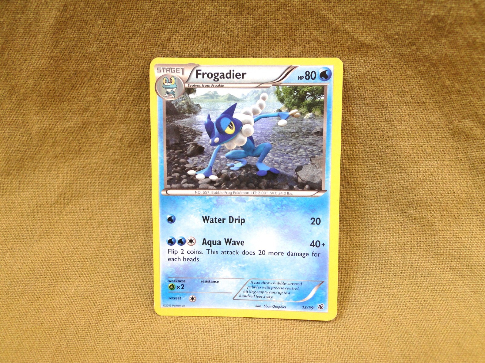 Pokemon Trading Card - Kalos Starter Set: Frogadier 13/39
