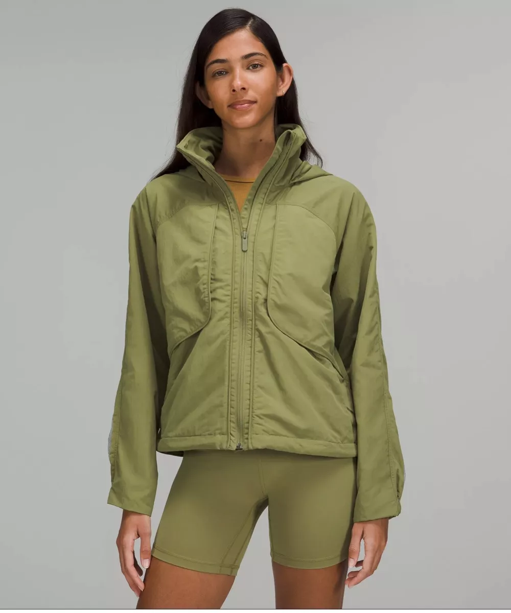 Lululemon green best sale jacket