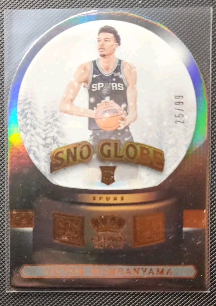 Victor Wembanyama SNO GLOBE /99 🔥🎁 23-24 Panini Crown Royale #19 RC
