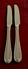 TUDOR BEAD AUGUSTA Lenox Stainless Set of 2 Knives 18/10 Glossy Exc Flatware