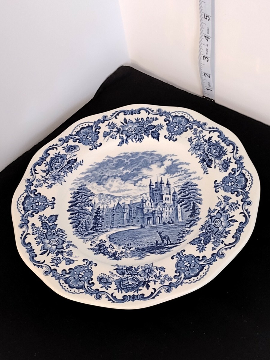 ヴィンテージの ENOCH  ロイヤルホームズ・オブ・ブリテン Royal Homes Of Britain, Enoch, Wedgewood China Plates, Set Of