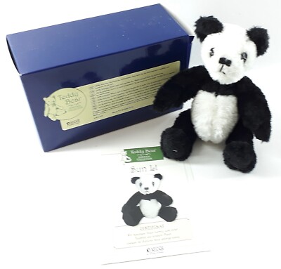 Teddy Bear '' Panda SUN LI '' Heritage Collection Editions Atlas Collections 