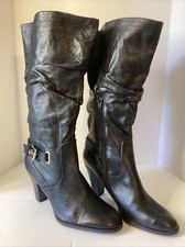 Guess Boots Original New Old Stock Lightweight Stylish Calf Black 3 Heels 9.5M