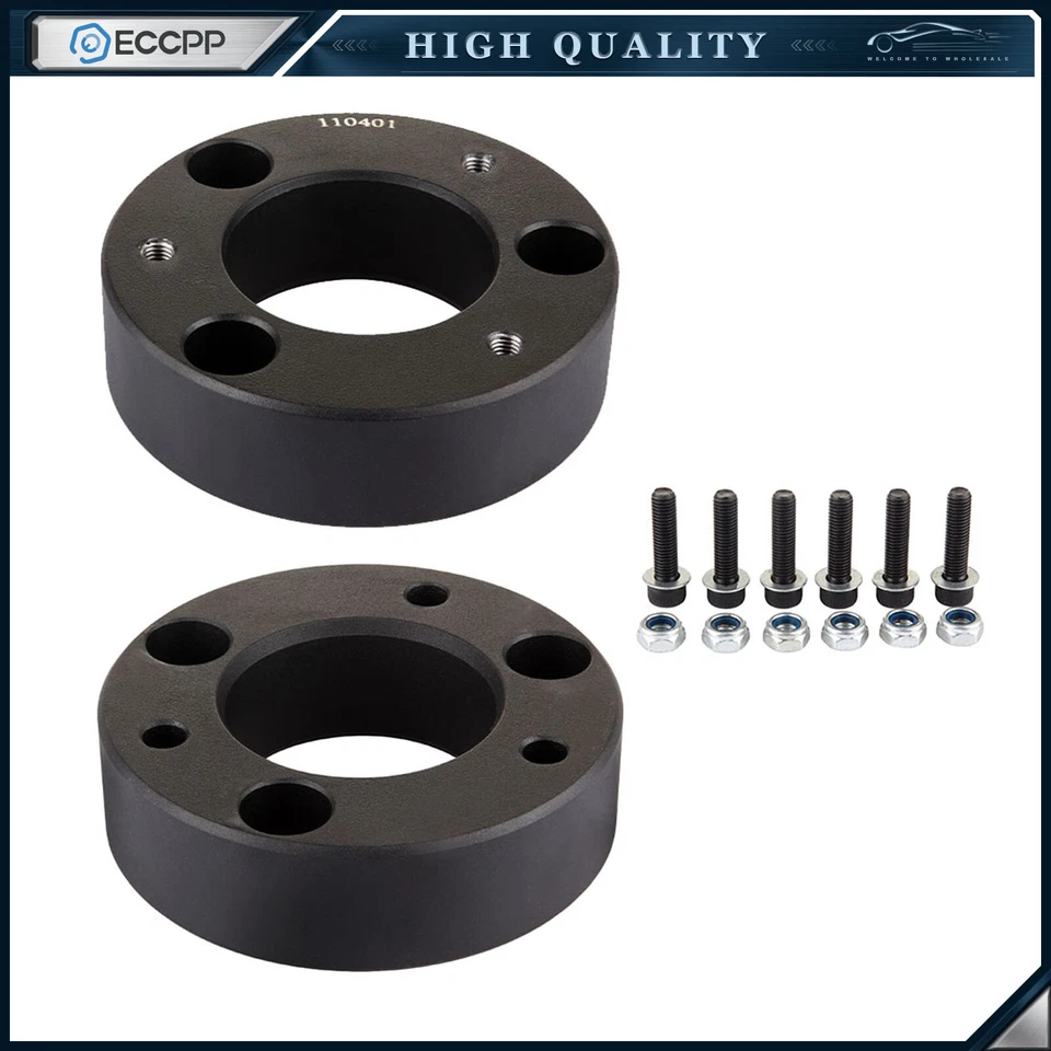 2X 2.5" Front Leveling Lift Kit & 4X Struts Shocks For 2004-2008 Ford F-150 4WD - Imagem 2 de 4