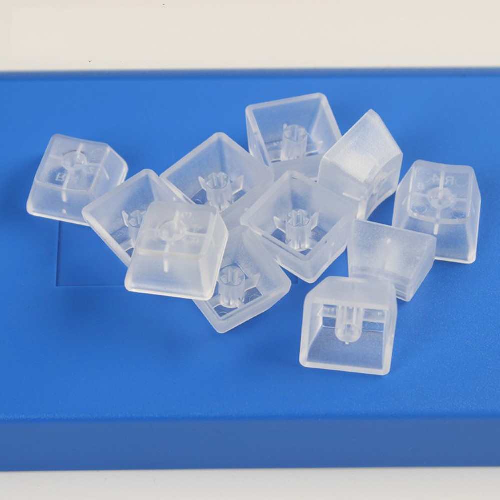 10pcs Transparent ESC Keycaps for Mechanical Keyboards, OEM R4 Height