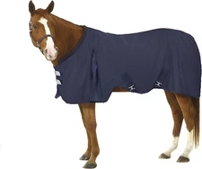 Equi-Essential EZ-Care Solid Stable Sheet - Navy - EQ-EZ (Var Sizes)