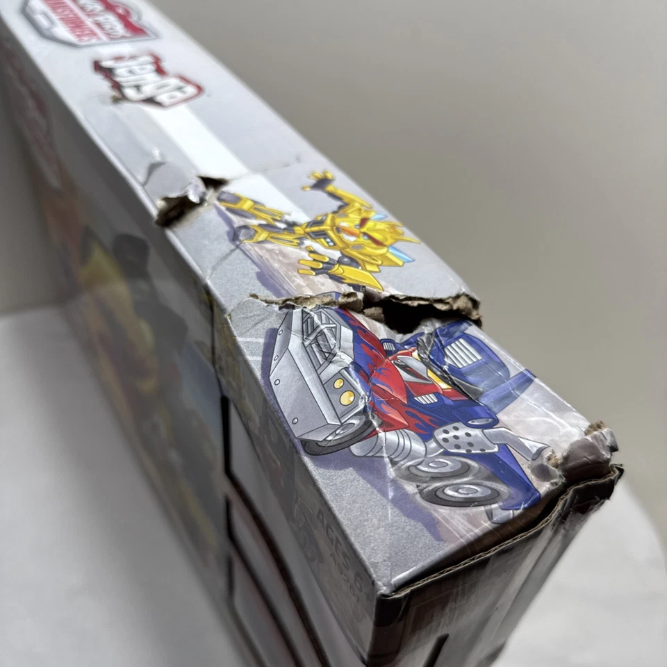 *DMG Box* Angry Birds Transformers Jenga Optimus Prime Attack Game Galvatron #K - Image 3 of 4