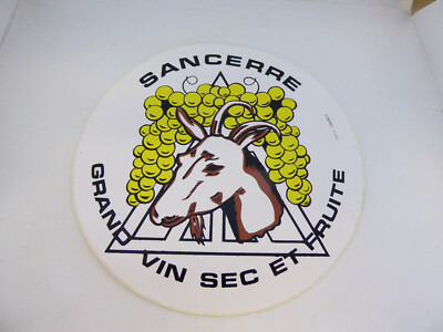Vintage SANCERRE GREAT DRY AND FRUIT WINE / TOP STICKER / STICKER