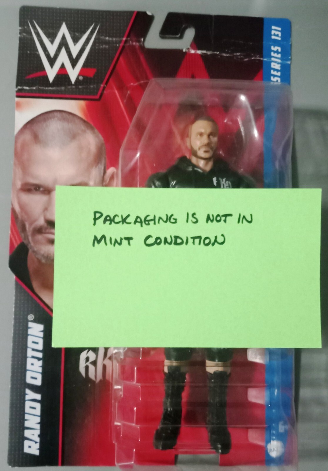 WWE Basic Series 131 Randy Orton Action Figure DAMAGED PACKAGING