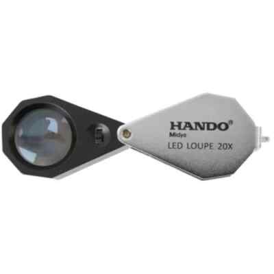 Hando 20X LED Loupe Magnifier Magnification Jeweler Film Viewer HD-ALD20X