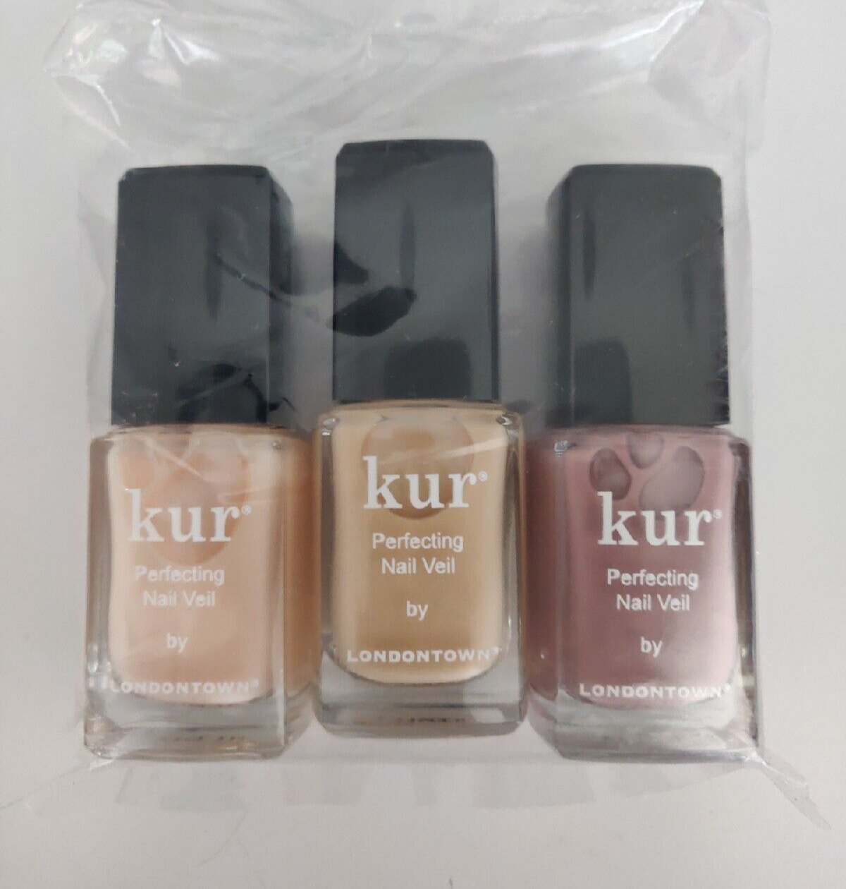 Londontown Kur Perfecting Nail Veil Trio Full Size (12ml/0.4oz each