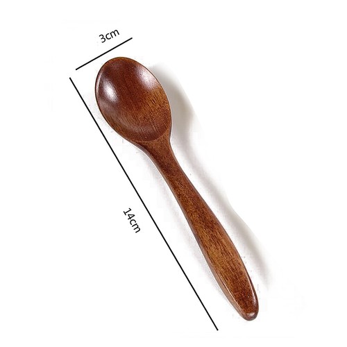 5/3/1pcs Wooden Spoon Bamboo Cooking Utensil Tool Soup Teaspoon Catering❥ - Bild 2 von 12