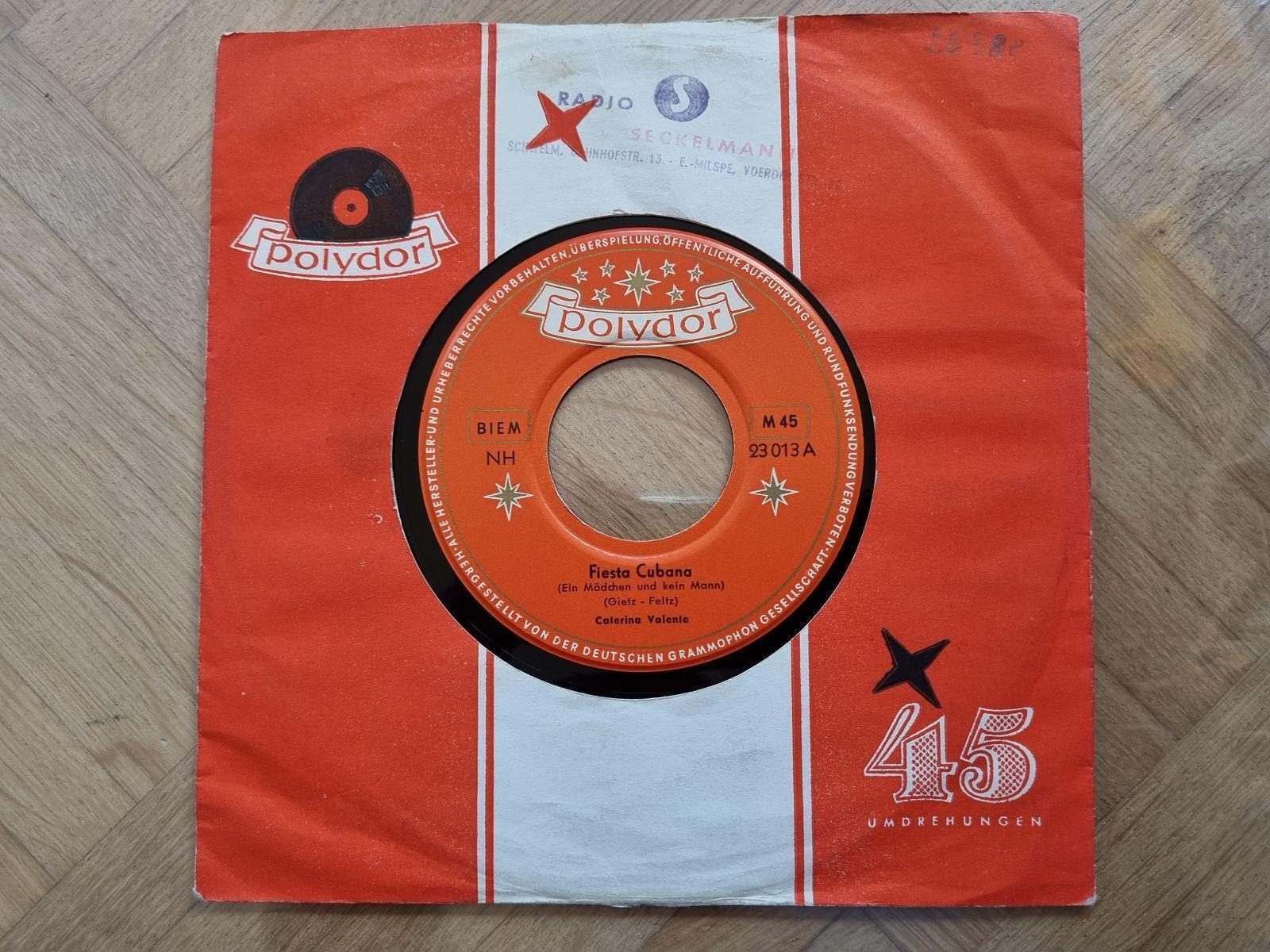 7"" Single Caterina Valente - Fiesta cubana Vinyl Germany