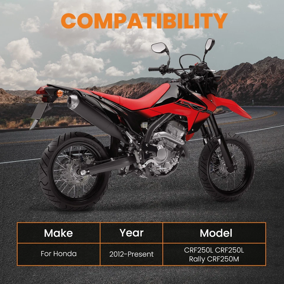 Soporte portaequipajes trasero trasero para Honda CRF250L CRF250M 2012-2025 Foto 3 de 4