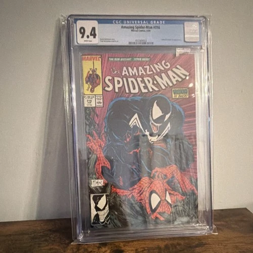 Marvel Comics The Amazing Spider-Man #316 CGC 9.4 Key Issue Todd McFarlane Cover