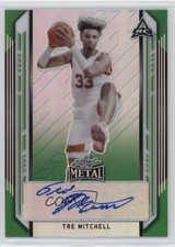 2021-22 Leaf Metal Green Rainbow 1/10 Tre Mitchell #BA-TM1 Auto v7j