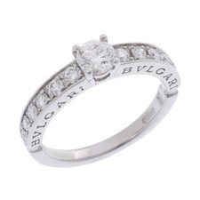 BVLGARI Women Ring 7 Pt950Platinum diamond 349396 Dedicata a Venezia 1503 Ring