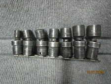 Snap on Tools 7pc 3/8 Dr SAE Impact Swivel Shallow Socket Set