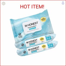 The Honest Company Fragrance-Free Sanitizing Alcohol Wipes, Antibacterial with A