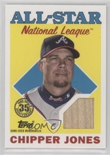 2023 Series 2 1988 Topps All-Star Baseball Relics Chipper Jones HOF 6ki