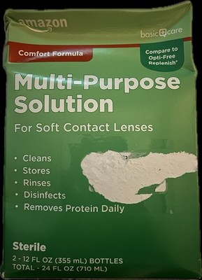 11 Amazon Basic Care Comfort Formula Multipurpose Solution 24 fl oz