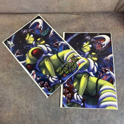 Dan Mendoza's Zombie Tramp #59 Drax Gal Kickstarter Set Dan Mendoza