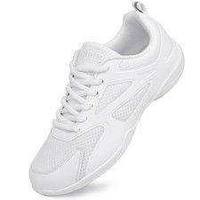 CADIDL Cheer Shoes Women White Cheerleading Dance Shoes 7 Ld24-women