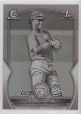 2023 Bowman Chrome Prospects Pearl Refractor Angel Cepeda #BCP-205 09an