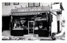 Dover NJ New Jersey Carmen's Luncheonette Morris Co RPPC Photo Postcard COPY