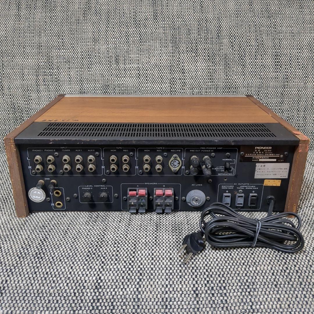 アンプ PIONEER STEREO AMPLIFIER MODEL SA-810 Pioneer SA-810 Integrated Stereo Amplifier Vintage Junk | eBay