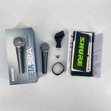 Beta 58A Ultra-Spherical Dynamic Vocal Microphone, Shipped from the USA -