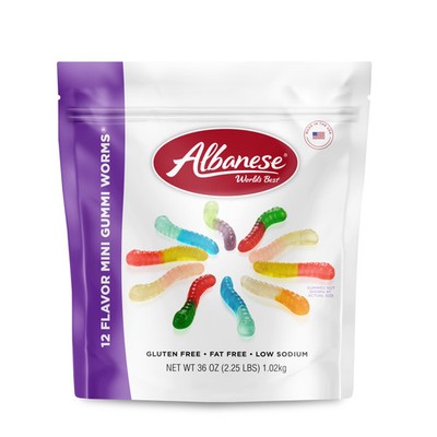 Mini Gummi Worms, Assorted Flavors
