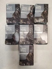 7 Bars: Dove Men+Care Exfoliate Charcoal + Clove Oil Bar Soap 5oz ea E6B