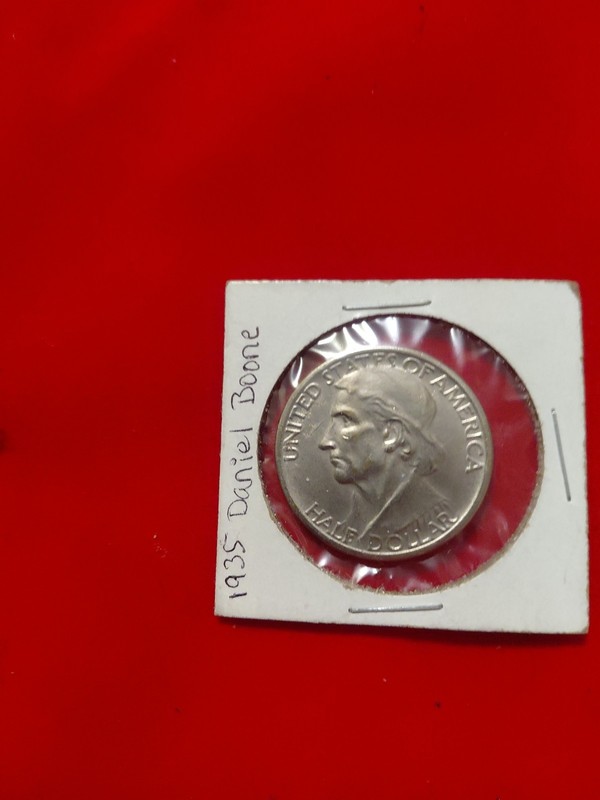 1935 Daniel Boone Centennial Commemorative Half Dollar--Stunning GEM BU Coin!!