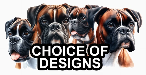 Boxer Self Adhesive Dog Sticker