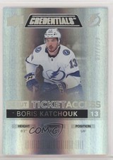 2021 Upper Deck Credentials Debut Ticket Access /999 Tier 1 Boris Katchouk 0iw3
