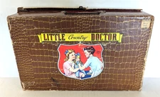 Rare Vintage 1940's Junior Toy Doctor Kit Transogram Company Hospital tools M3