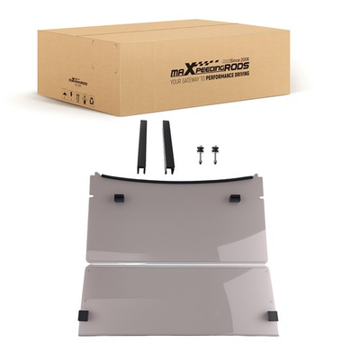 #ad Smoke Tinted Windshield for Yamaha Drive 2 2017 Gas Electric w Foldable Gasket $99.57