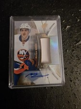 2016-17 Upper Deck SPX Mathew Barzal #R-MB Rookie 79/99 Autograph Patch